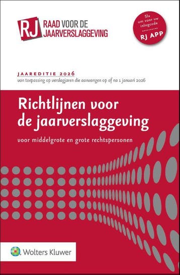 Richtlijnen Voor De Jaarverslaggeving, Middelgrote En Grote, Ophalen of Verzenden, Nieuw
