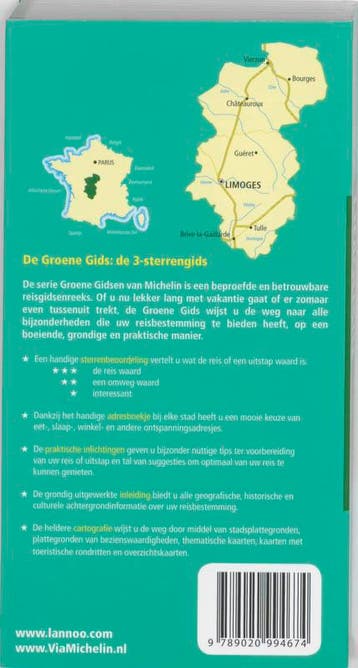 Limousin, Berry / De Groene Reisgids 9789020994674, Verzenden, Gelezen