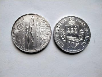 San Marino. 5 Euro 2003/2004 Argent (Zonder minimumprijs)