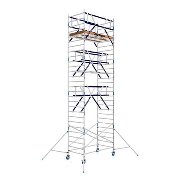 AGS Pro rolsteiger ASC 135 x 250 x 9,2wh tweezijdig, Verzenden, Nieuw, Rolsteiger of Kamersteiger, 5 meter of hoger