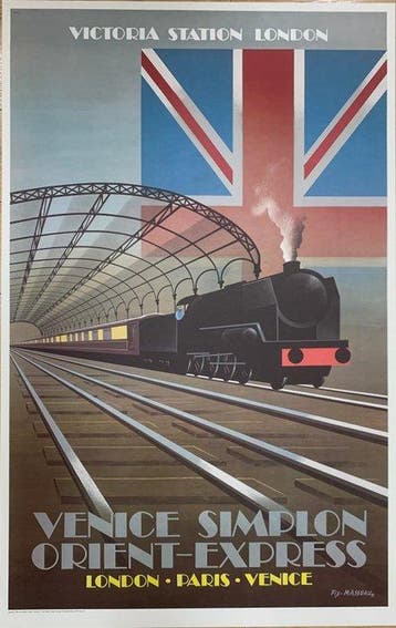 Pierre Fix-Masseau - Venice Simplon - Orient-Express (1981)