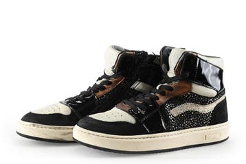 Nelson Hoge sneakers Meisjes in maat 35 Zwart, Verzenden, Jongen of Meisje, Schoenen, Nieuw