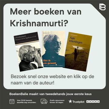 Als een wit zeil op de blauwe zee - Krishnamurti, Verzenden, Gelezen, Krishnamurti
