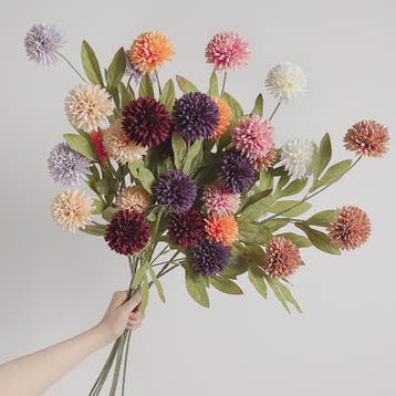 Zijden Kunstbloemen Stelen (70cm) - 4 Bloemhoofden Daisy/Paa, Verzenden, Nieuw
