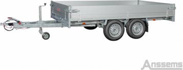 Anssems Plateauwagen ASX 2000kg 325×178, Ophalen, Nieuw