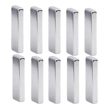 Magneetstrip Zelfklevend - 10 stuks - Sterke Magneet -, Verzenden, Nieuw