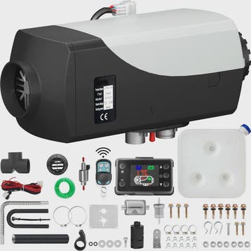12V 8KW Diesel Luchtverwarmer met Afstandsbediening & LCD -, Verzenden, Nieuw