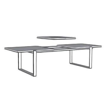 Eettafel-UME Pieterburen (uitschuifbaar) - eettafel, Nieuw, Overige vormen, Overige materialen