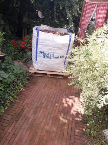 Big Bag Afgezeefde Dennenschors Larix Speciaal 1000 Liter, Tuin en Terras, Ophalen, Nieuw, Overige soorten