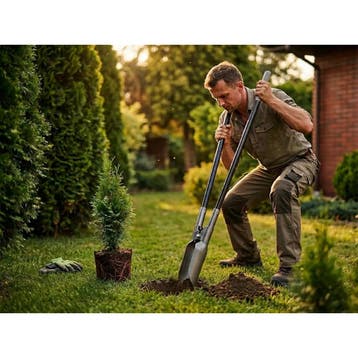GEKO Palenboor 145 cm met poedergecoate stalen bladen, la..., Ophalen of Verzenden, Nieuw
