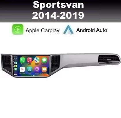 VW Sportsvan 2014-2019 android 14 navigatie apple carplay, Auto diversen, Autonavigatie, Nieuw, Ophalen of Verzenden