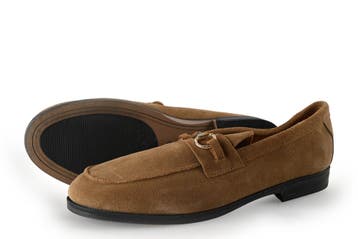 Manfield Loafers in maat 41 Bruin, Bruin, Verzenden, Overige typen, Zo goed als nieuw