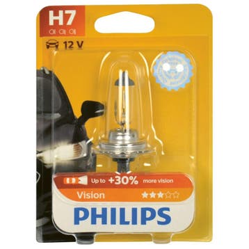 Philips H7 Vision autolamp 12V 55W blister – 1 stuk, Verzenden, Nieuw
