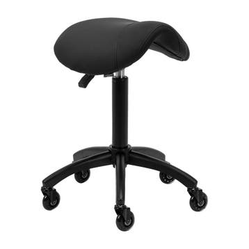 Gabbiano Kapperskruk Zwart – Ergonomische Zadelkruk met, Ophalen of Verzenden