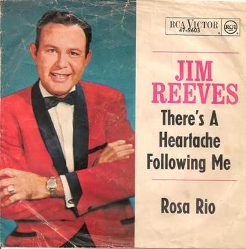 Single - Jim Reeves - Theres A Heartache Following Me / Ros, Cd's en Dvd's, Vinyl | Country en Western, Verzenden, Nieuw in verpakking