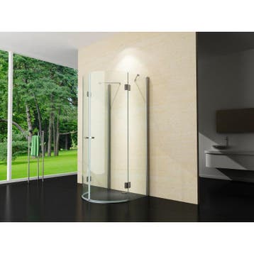 Douchecabine 90X90 Halfrond Heidi- Mat Glas (Douchecabines), Ophalen of Verzenden, Nieuw