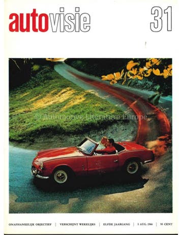 1966 AUTOVISIE MAGAZINE 31 NEDERLANDS, Nieuw, Author