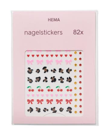 HEMA Nagelstickers panter - 82 stuks, Verzenden, Nieuw