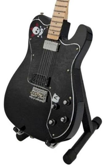 Miniatuur replica Fender Telecaster gitaar - Green Day, Ophalen of Verzenden, Nieuw, Pop, Beeldje of Miniatuur