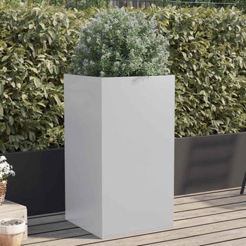 vidaXL Plantenbak 42x38x75 cm gegalvaniseerd staal, Verzenden, Nieuw, Metaal