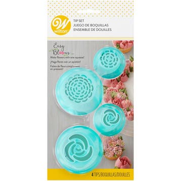 Wilton Spuitmondjes Easy Blooms Set/4, Verzenden, Nieuw