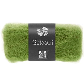 Lana Grossa Setasuri - 72 Appelgroen - Luxe Suri Alpaca &, Ophalen of Verzenden, Nieuw