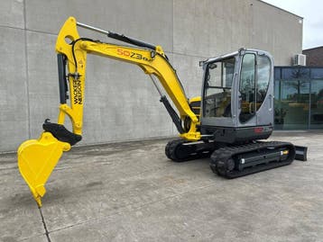 Veiling: Midigraafmachine Wacker Neuson 50Z3 Diesel 2016, Ophalen, Graafmachine