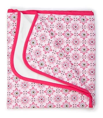 Keep Leaf Organic Baby Blanket Floral - Baby dekentje bi..., Nieuw