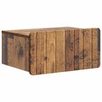 vidaXL Wandbeugel Bedkast Oud hout 49 x 34,5 x 24 cm Bewerkt, Minder dan 45 cm, Verzenden, Nieuw, Minder dan 55 cm
