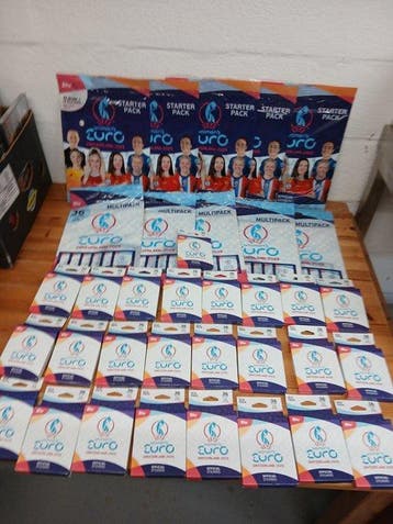 Topps Womens Euro 2025 - 5 starter packs + 5 Multipack + 25, Nieuw