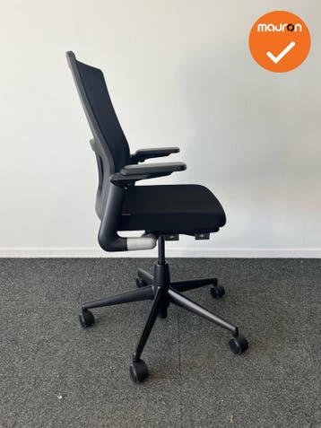 Ahrend 2020 bureaustoel - zwarte stoffering  - medium rug -, Werkplek, Ophalen of Verzenden, Gebruikt, Stoel