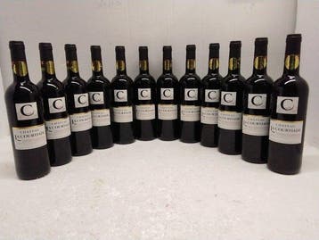 2019 Château La Courtiade - Bordeaux - 12 Flessen (0.75, Verzamelen, Nieuw