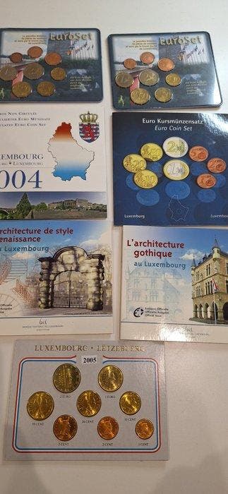 Luxemburg. Year Set (BU) / Series 1 Cent - 2 Euro 2002/2008
