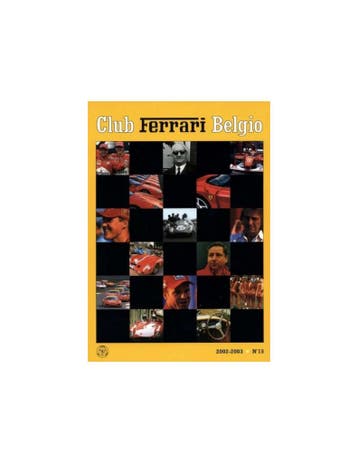 2002-2003 FERRARI CLUB BELGIË MAGAZINE 15, Nieuw, Ferrari, Author