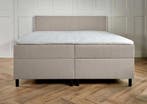 Opberg Boxspring Eefje - Beige - 140 x 220 cm, Verzenden, Beige, Nieuw, 140 cm