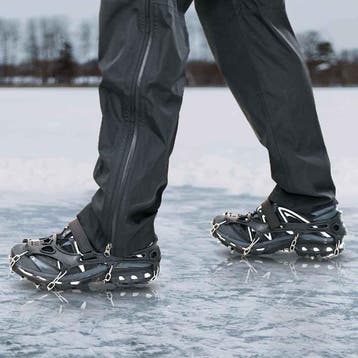 vidaXL IJs-klemmen voor schoenen Zwart S, Verzenden, Nieuw