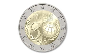 2 euro 30 jaar VN-lid 2023 - Andorra, Verzenden