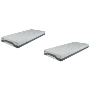 LATTOFLEX MATRAS LATEX ZEN PLUS (MEDIUM & FIRM) | 2x 90x200, Ophalen, Nieuw, Matras