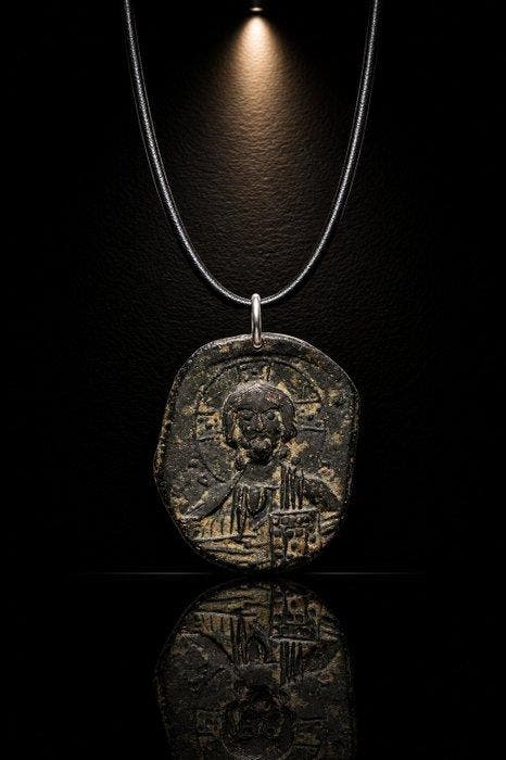 Byzantijns Brons Het Heilige Medaillon Devotionele, Sieraden, Tassen en Uiterlijk, Antieke sieraden