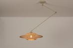 Rietveld Hanglampen - Bruin, Beige, Zand, Naturel - Metaal,, Verzenden, Nieuw