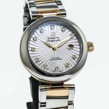 OMEGA - 34 mm, stainless steel – yellow gold on stainless, Nieuw