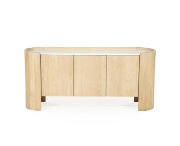 Dressoir Don 165x45cm - bruin | Eleonora, Ophalen of Verzenden, Nieuw