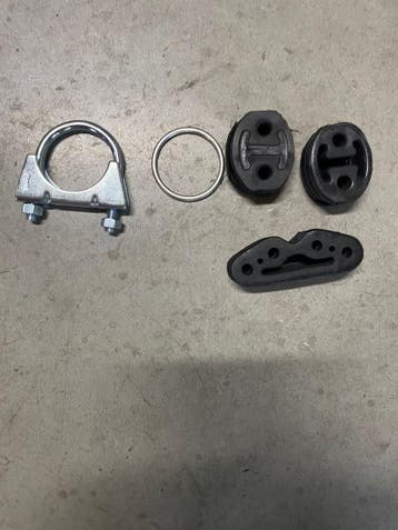 Complete uitlaat Einddemper + Middenpijp Fiat Punto, Verzenden, Nieuw