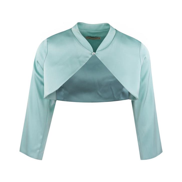 Rinascimento • satijnen bolero • XS, Kleding | Dames, Truien en Vesten, Groen, Nieuw, Maat 34 (XS) of kleiner, Verzenden