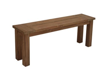 Landelijke klassieke tuinbank - Huddersfield teakhout, Tuin en Terras, Tuinbanken, Nieuw, Teakhout