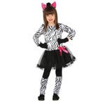 Carnavalskleding zebra kostuum voor meisjes - Dierenpakken, Ophalen of Verzenden, Nieuw