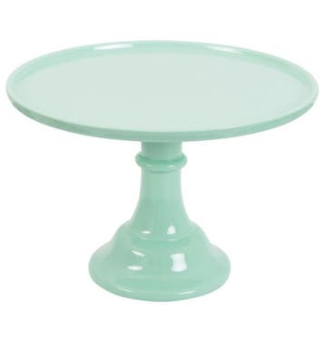 Taartplateau Mint Groen Melamine Ø30x20cm, Verzenden, Nieuw