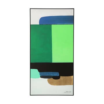 *WOONWINKEL* Schilderij Groene Tinten, Huis en Inrichting, Verzenden, Nieuw