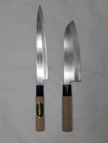 Keukenmes - Staal, Hout - Japan - Traditionele Japanse