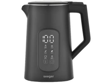 Seeger -   Waterkoker Zwart, 1 tot 2 liter, Verzenden, Nieuw